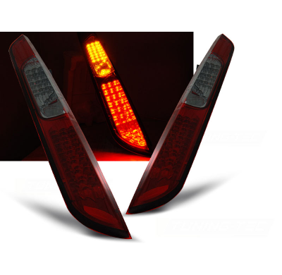 Pilotos Traseros Led Ford Focus Mk2 09.04-08 Hb Rojo Ahumado Led