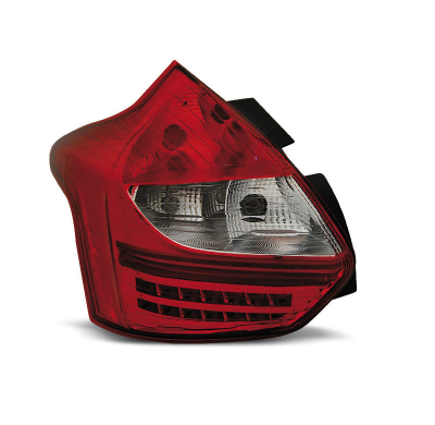 Pilotos Traseros Led Ford Focus 3 11-10.14 Hatchback Rojo/Blanco Led