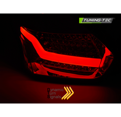 Pilotos Traseros Led Ford Focus 3 15-  Hatchback Cromado Intermitentes Dinamicos Led