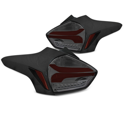 Pilotos Traseros Led Ford Focus 3 15-18 Hatchback Ahumado Rojo Intermitente Dinamico Led