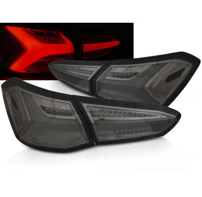 PILOTOS TRASEROS LED SMOKE para FORD FOCUS 4 18-21 HATCHBACK con intermitente dinamico