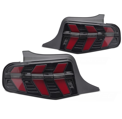 PILOTOS TRASEROS LED NEGRO FORD MUSTANG 10-13