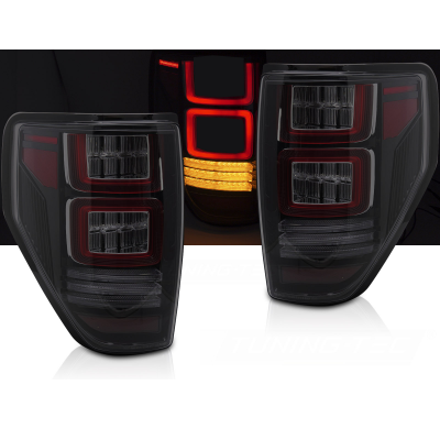 PILOTOS TRASEROS LED AHUMADO FORD F150 MK12 08-14