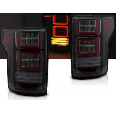 PILOTOS TRASEROS LED AHUMADO FORD F150 MK13 14-20