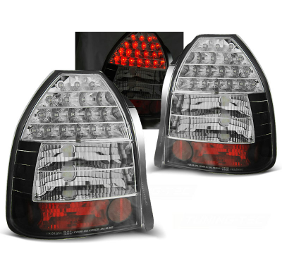 Pilotos Traseros Lexus Honda Civic 09.95-02.01 3d Negro Led