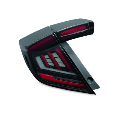 PILOTOS TRASEROS LED AHUMADOS PARA HONDA CIVIC X 16-21 HATCHBACK