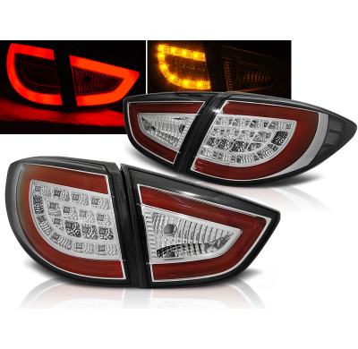 Pilotos Traseros Led Hyundai Ix35 09-09.13 Cromado Led