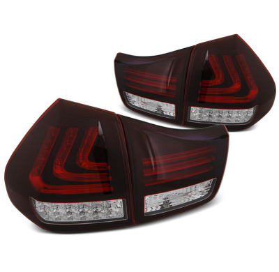 Pilotos Traseros Led Lexus Rx 330 / 350 03-08 Led Bar Rojo/Blanco Negro