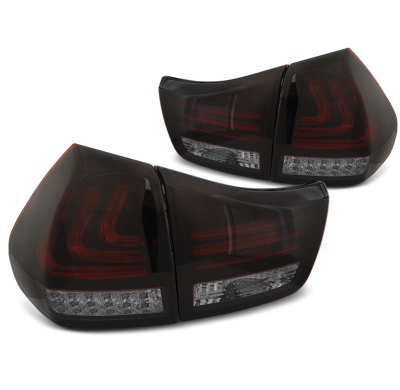 Pilotos Traseros Led Lexus Rx 330 / 350 03-08 Led Bar Rojo Ahumado Negro