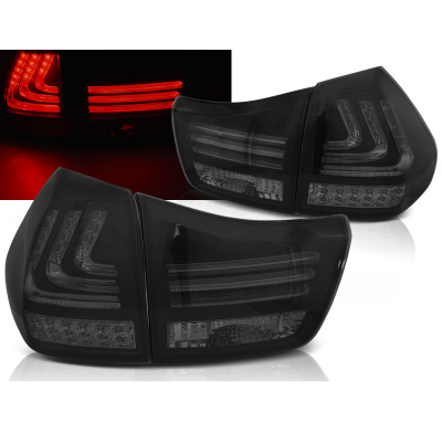 Pilotos Traseros Led Lexus Rx 330 / 350 03-08 Led Bar Ahumado Negro