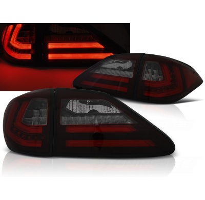 Pilotos LED  LEXUS RX III 350 09-12 Rojo Ahumado con Intermitentes Dinamicos