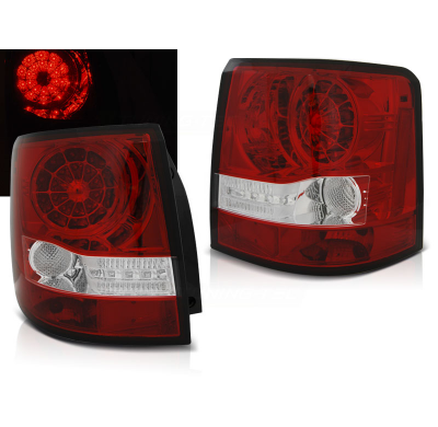 Pilotos Traseros Led Land Rover Range Rover Sport 05-09 Rojo/Blanco Led