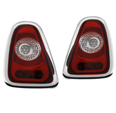 Pilotos Traseros Led Mini Cooper R56,R57 10-14 Rojo/Blanco Led Bar