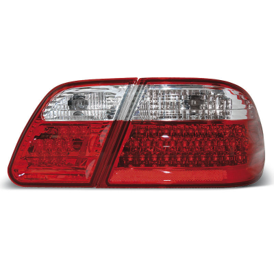 Pilotos Traseros Led Mercedes W210 95-03.02 Rojo/Blanco Led