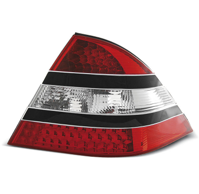 Pilotos Traseros Led Mercedes W220 S-Klasa 09.98-05.05 Red Negro Led