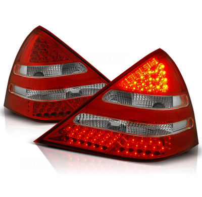 Pilotos Traseros Led Mercedes R170 Slk 04.96-04 Rojo/Blanco Led