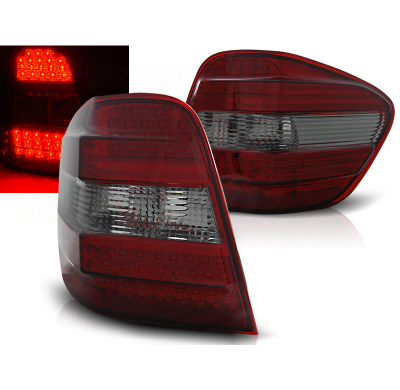 Pilotos Traseros Led Mercedes M-Klasa W164 05-08 Rojo Ahumado Led