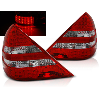 Pilotos Traseros Led Mercedes R170 Slk 04.96-04 Rojo/Blanco Led