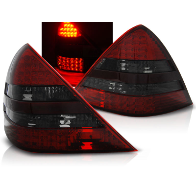 Pilotos Traseros Led Mercedes R170 Slk 04.96-04 Rojo Ahumado Led