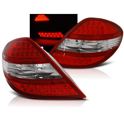 Pilotos Traseros Led Mercedes R171 Slk 04-11 Rojo/Blanco Led