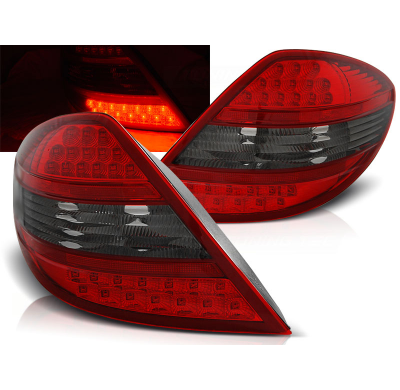 Pilotos Traseros Led Mercedes R171 Slk 04-11 Rojo Ahumado Led