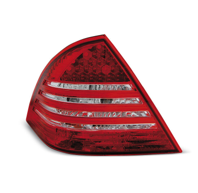 Pilotos Traseros Led Mercedes C-Klasa W203 Sedan 00-04 Rojo/Blanco Led