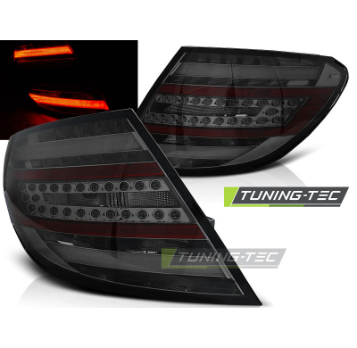 Pilotos Traseros Led Mercedes C-Klasa W204 Sedan 07-10 Ahumado Led Bar