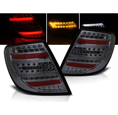 Pilotos Traseros Led Mercedes C-Klasa W204 Kombi 07-10 Ahumado Led Bar