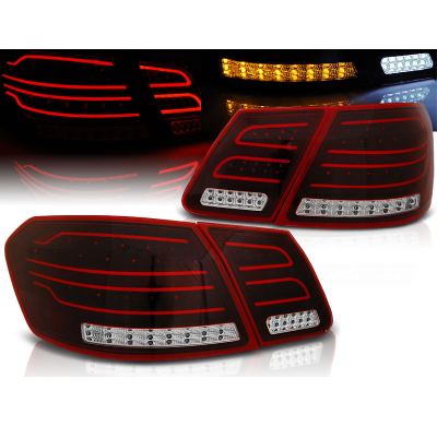 Pilotos Traseros Led Mercedes W212 E-Klasa 09-13 Rojo/Blanco Led
