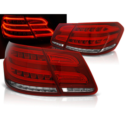 Pilotos Traseros Led Mercedes W212 E-Klasa 09-13 Rojo/Blanco Led