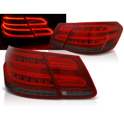 Pilotos Traseros Led Mercedes W212 E-Klasa 09-13 Rojo Ahumado Led