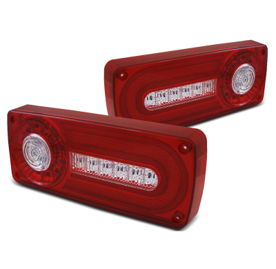 Pilotos Led Mercedes W463 G-Klasa 90-12 Rojo Blanco Led
