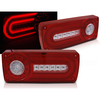 Pilotos Led Mercedes W463 G-Klasa 90-12 Rojo Blanco Led