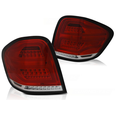 Pilotos Traseros Led Mercedes M-Klasa W164 05-08 Red White Led