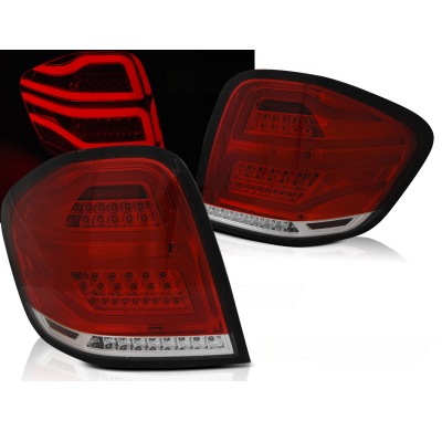 Pilotos Traseros Led Mercedes M-Klasa W164 05-08 Red White Led