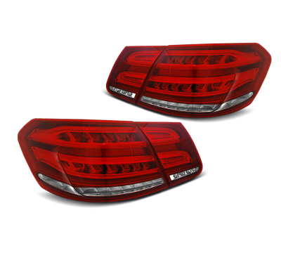 Pilotos Traseros Led Mercedes W212 E-Klasa 09-13 Intermitentes Dinamicos Rojo Blanco  Led