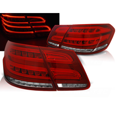 Pilotos Traseros Led Mercedes W212 E-Klasa 13-16  Intermitentes Dinamicos Rojo Blanco  Led
