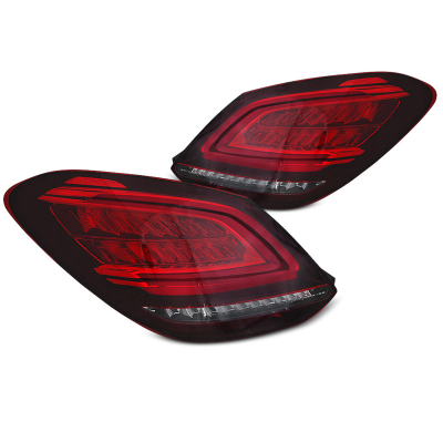 PILOTOS TRASEROS DE BARRA LED ROJO BLANCO Intermitente Dinamico se adapta a MERCEDES CLASE C W205 14-18