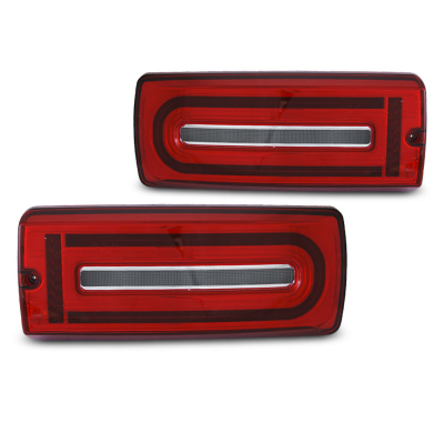 PILOTOS TRASEROS DE BARRA LED ROJAS BLANCAS para MERCEDES W463 CLASE G 90-18