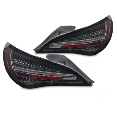 PILOTOS TRASEROS LED SEQUENCIALES NEGRAS PARA MERCEDES CLA C117 13-16 BOMBILLA OE