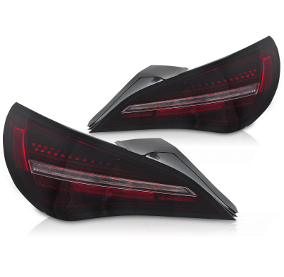 PILOTOS TRASEROS LED SEQUENCIALES NEGRO ROJO para MERCEDES CLA C117 13-16 BOMBILLA OE