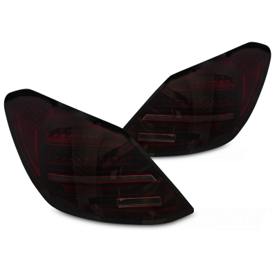PILOTOS TRASEROS LED ROJOS HUMO SEQUENCIALES PARA MERCEDES CLASE C W205 14-21