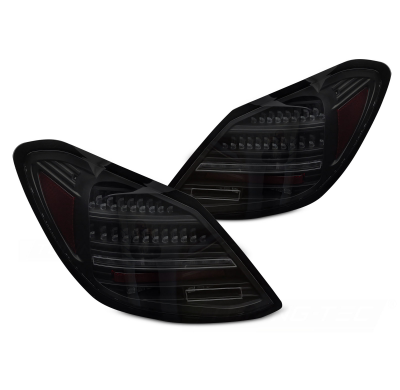 PILOTOS TRASEROS LED AHUMADOS SEQUENCIALES para MERCEDES CLASE C W205 14-21