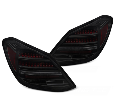 PILOTOS TRASEROS LED ROJO AHUMADO SEQUENCIALES PARA MERCEDES CLASE C W205 14-21