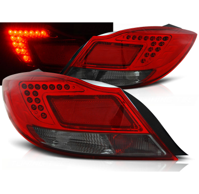 Pilotos Traseros Led Opel Insignia 08-12 4d/Hb Rojo Ahumado Led