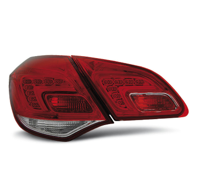 Pilotos Traseros Led Opel Astra J 10- Hatchback Rojo/Blanco Led