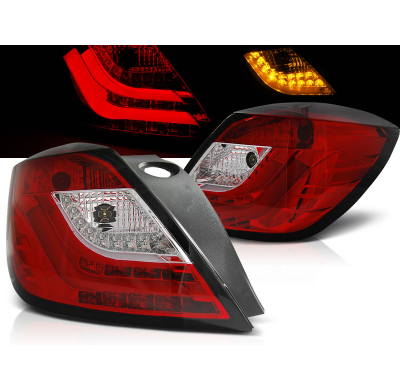 Pilotos Traseros Led Opel Astra H 03.04-09 3d Gtc Rojo/Blanco Led