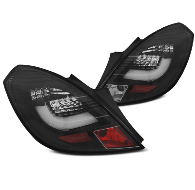 Pilotos Traseros Led Opel Corsa D 3ptas 04.06-14 Negro Led Bar