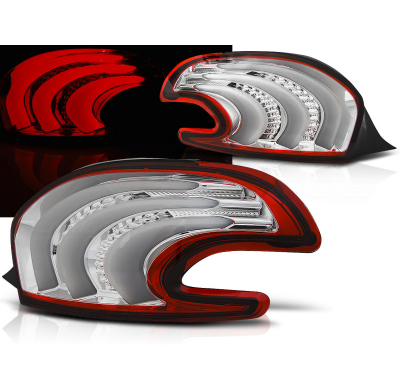 Pilotos Traseros Led Peugeot 208 4.12-06.15 Rojo/Blanco Led Bar