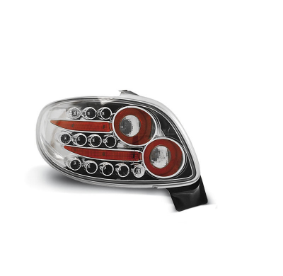 Pilotos Traseros Led Peugeot 206 10.98- Cromado Led